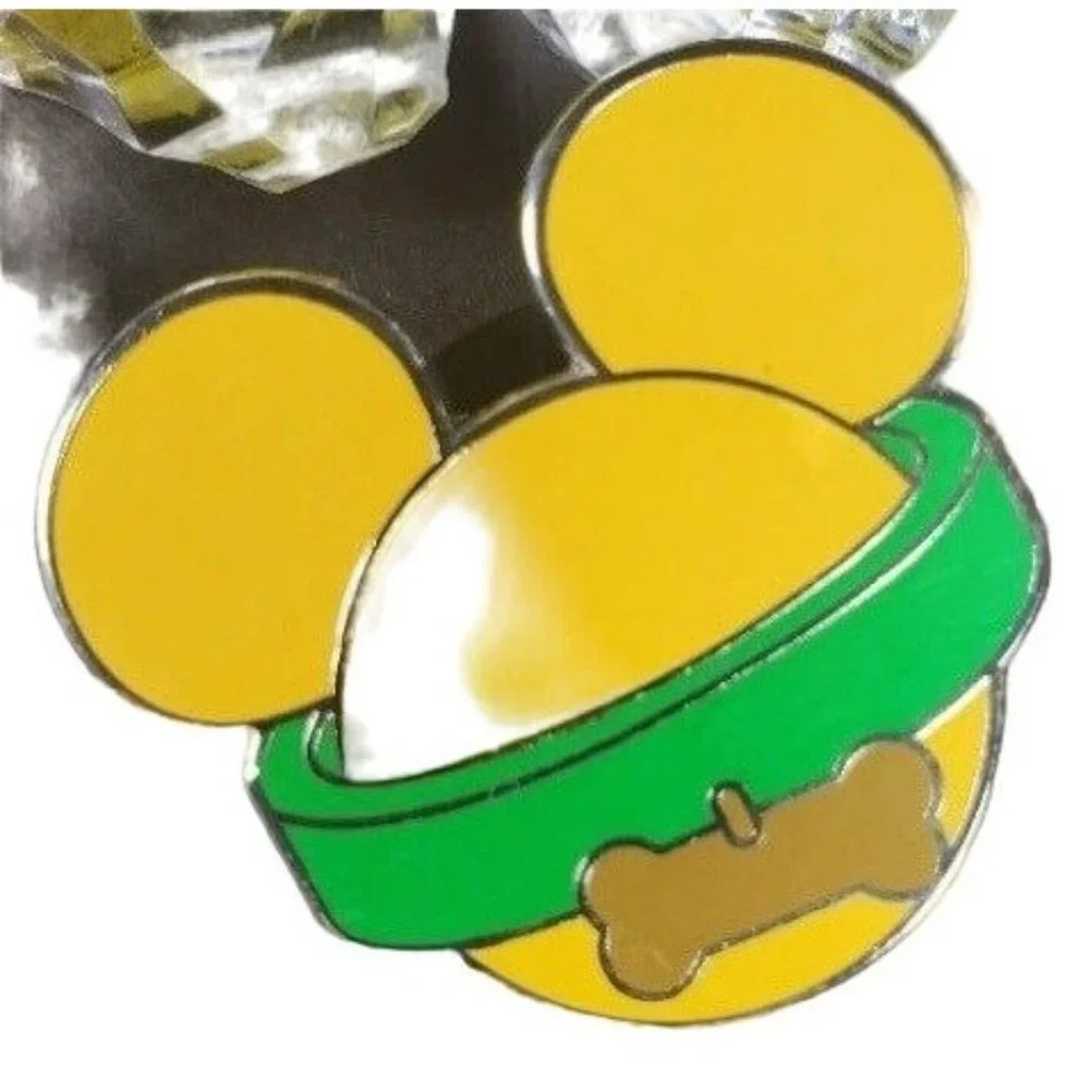 Disney Parks Trading Pin Mickey Mouse Pet Orange Pluto Mickey Icon Head Badge